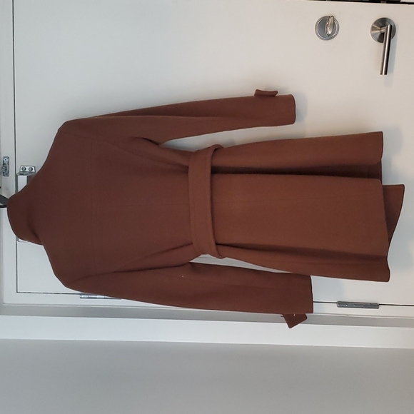 Babaton Cashmere & Wool Coat, Camel, Size Small - Picture 7 of 12